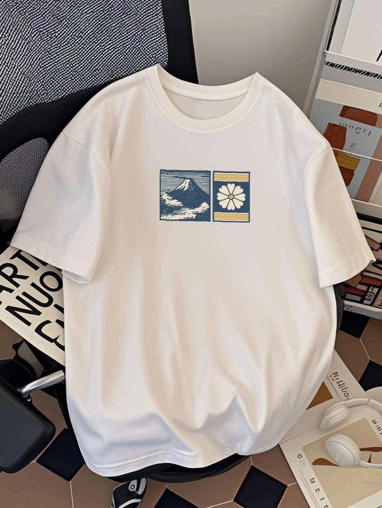 Private thinker graphics tshirt (White)