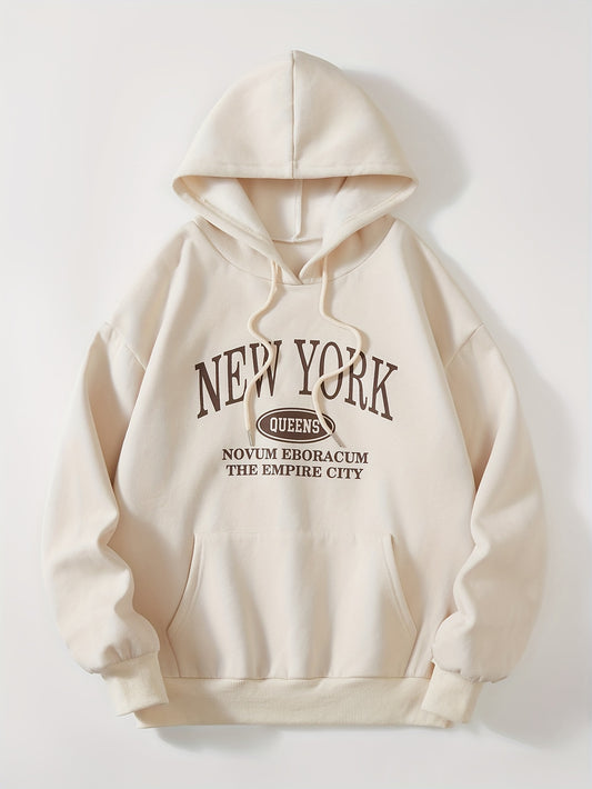 New York hoodie for men & women (Apricot)