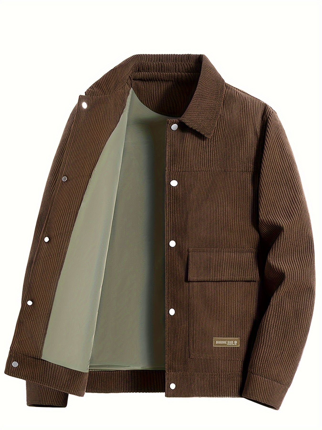 American Style corduroy Jacket- Chocolate brown