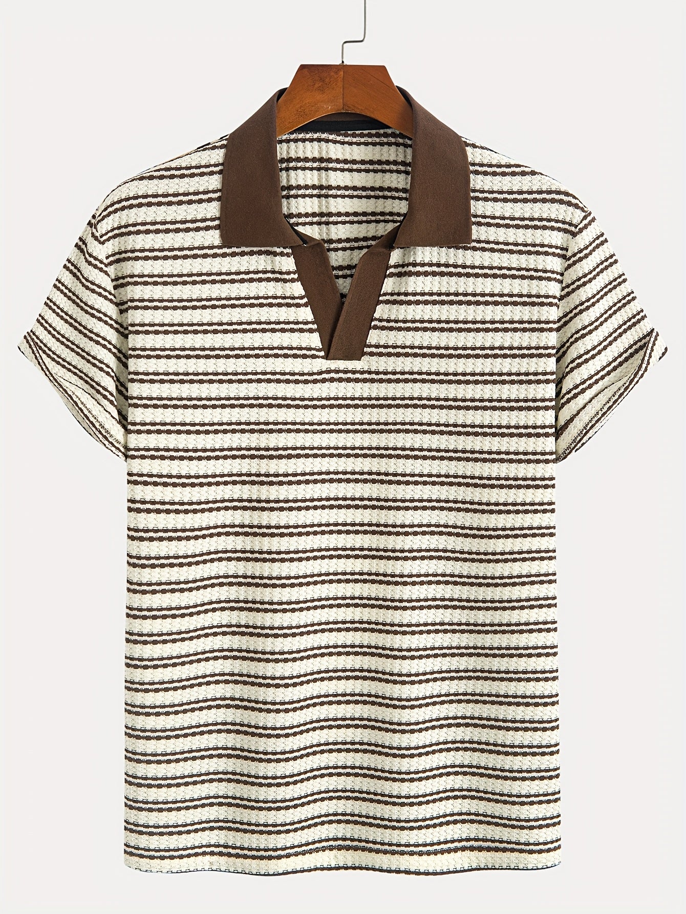 Italian strip polo (coffee)