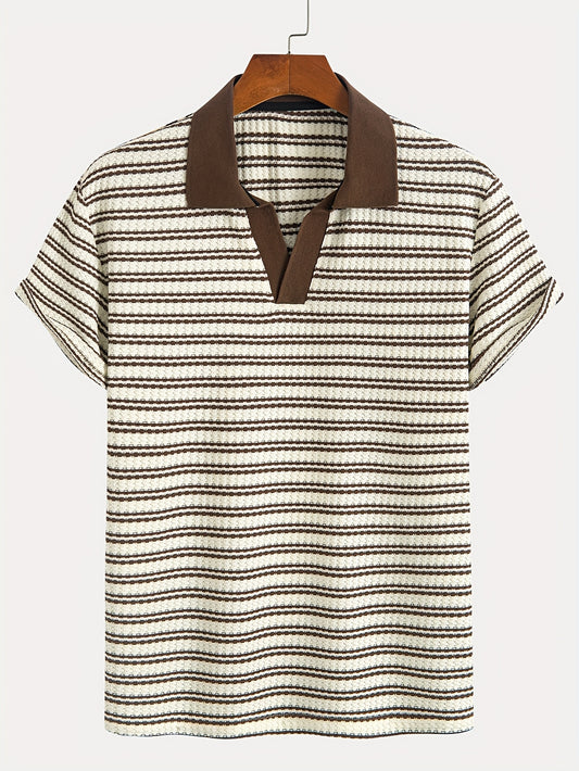 Italian strip polo (coffee)