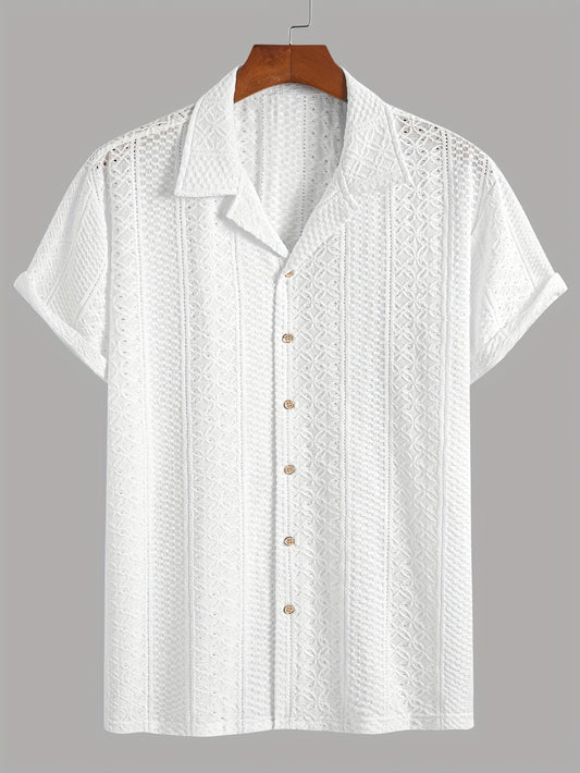 Korean cuban collar (White)