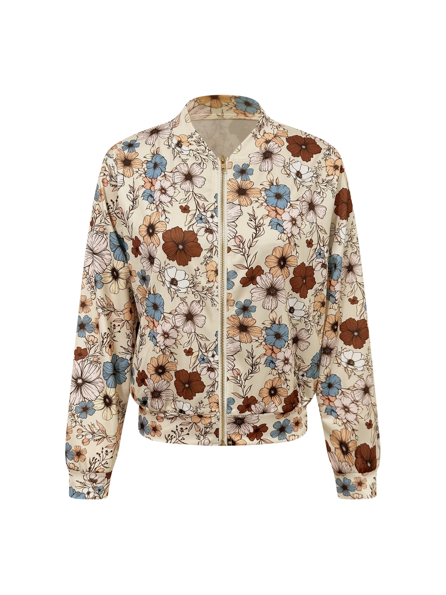 Zipper Jacket for women (Apricot)