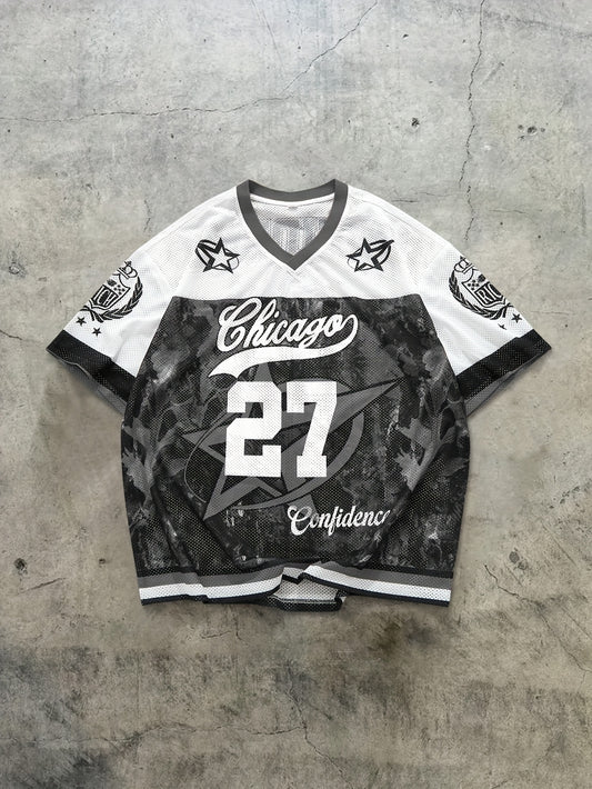 Chicago star tshirt (Grey)