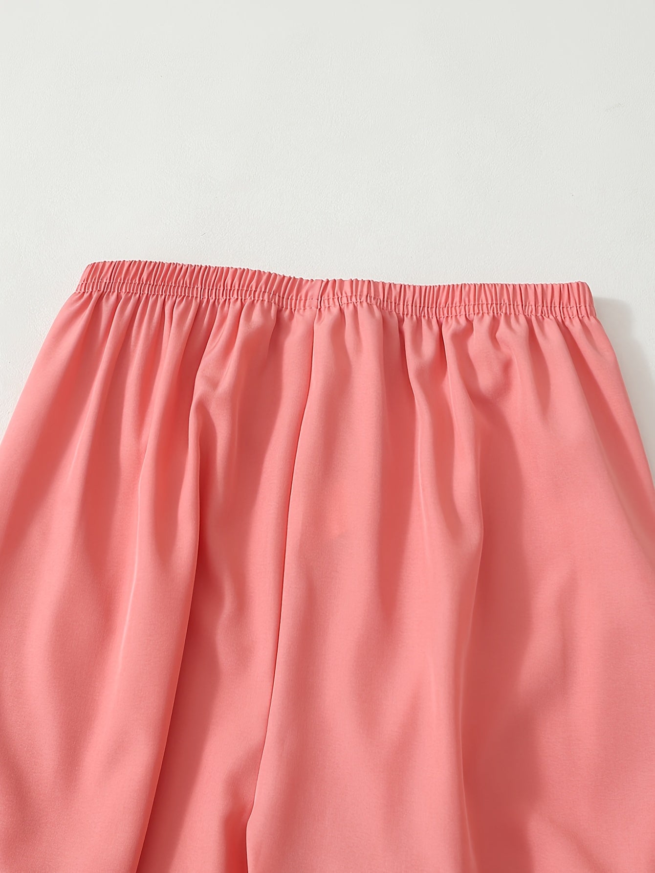 Classic Solid pajama Set (Orange-Red)