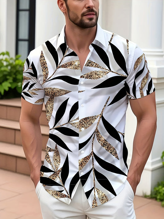 Tropical Leaf printed Shirt
