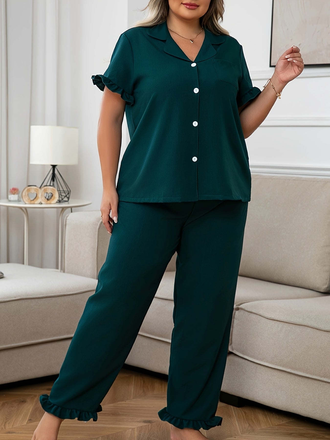 Ruffled PJ set (Four seasons)