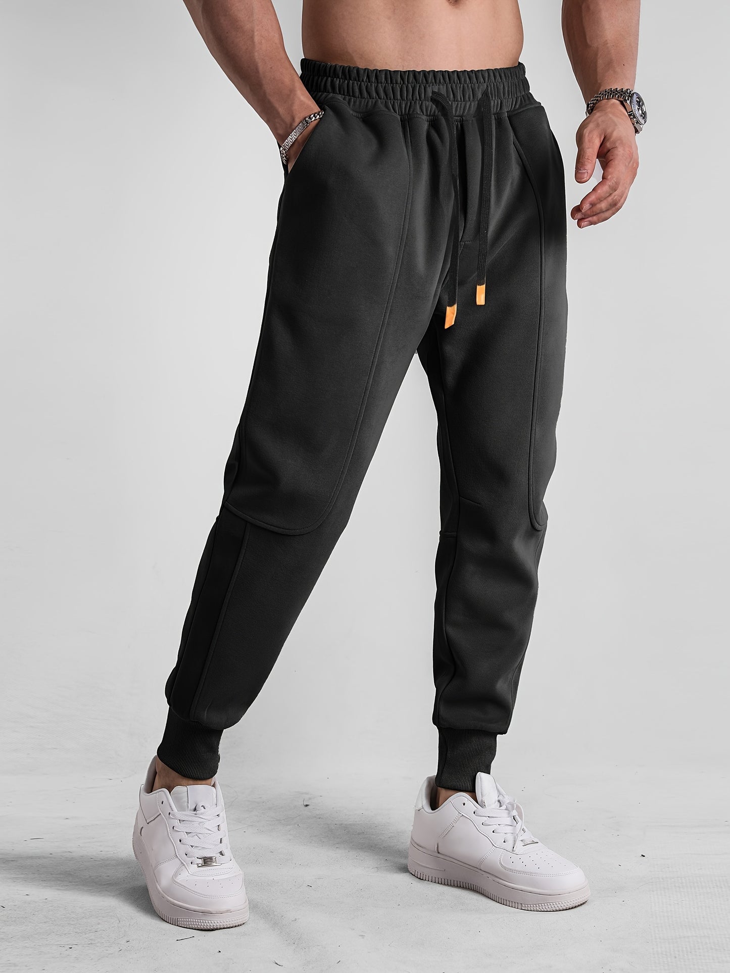 Comfy jogger pants for winter (Black)