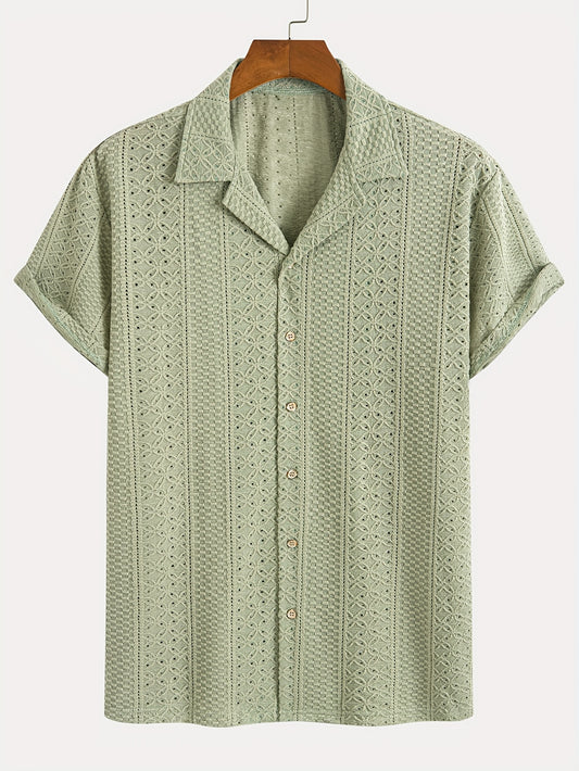 Korean cuban collar  (Green)