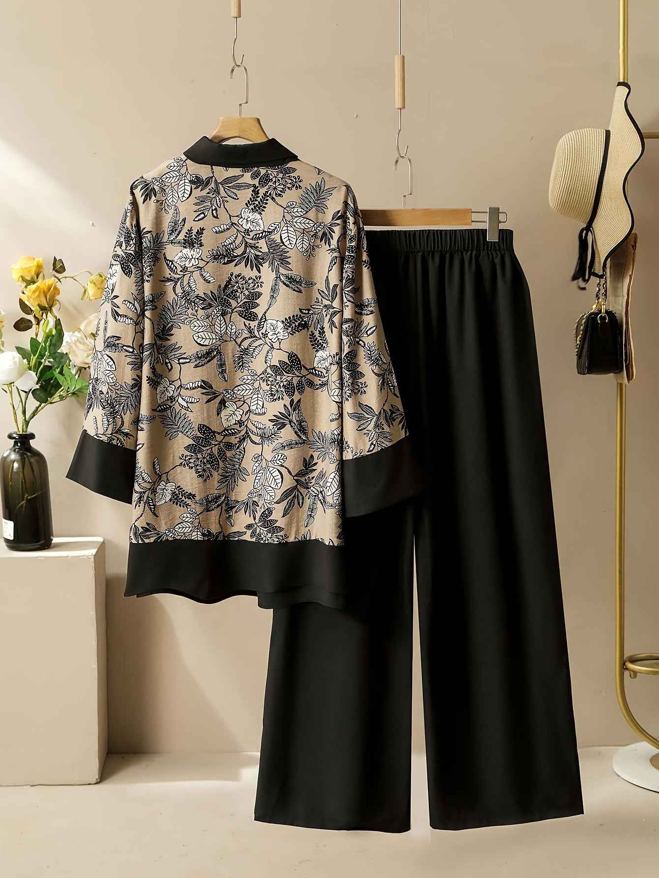 Retro elegant two piece