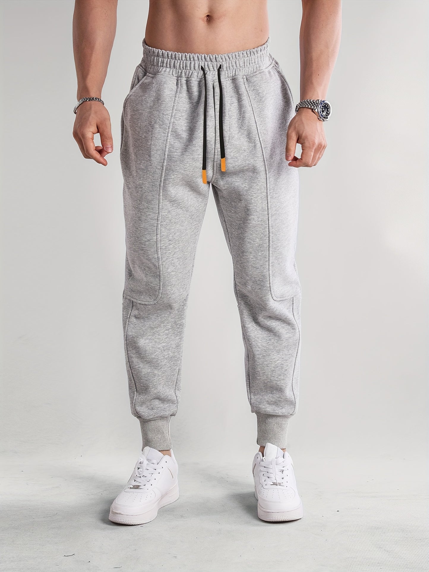 Comfy jogger pants for winter (Light Grey)
