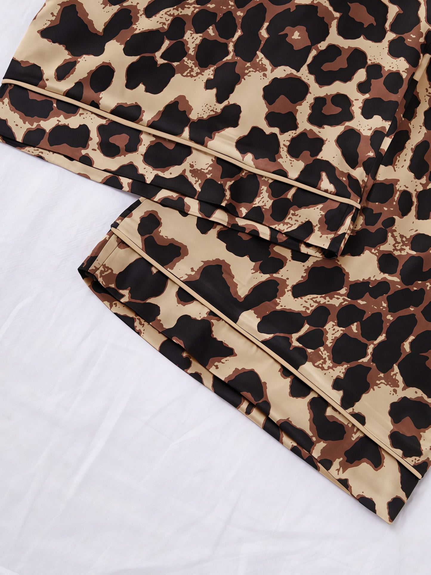 Leopard 3 piece pajama set