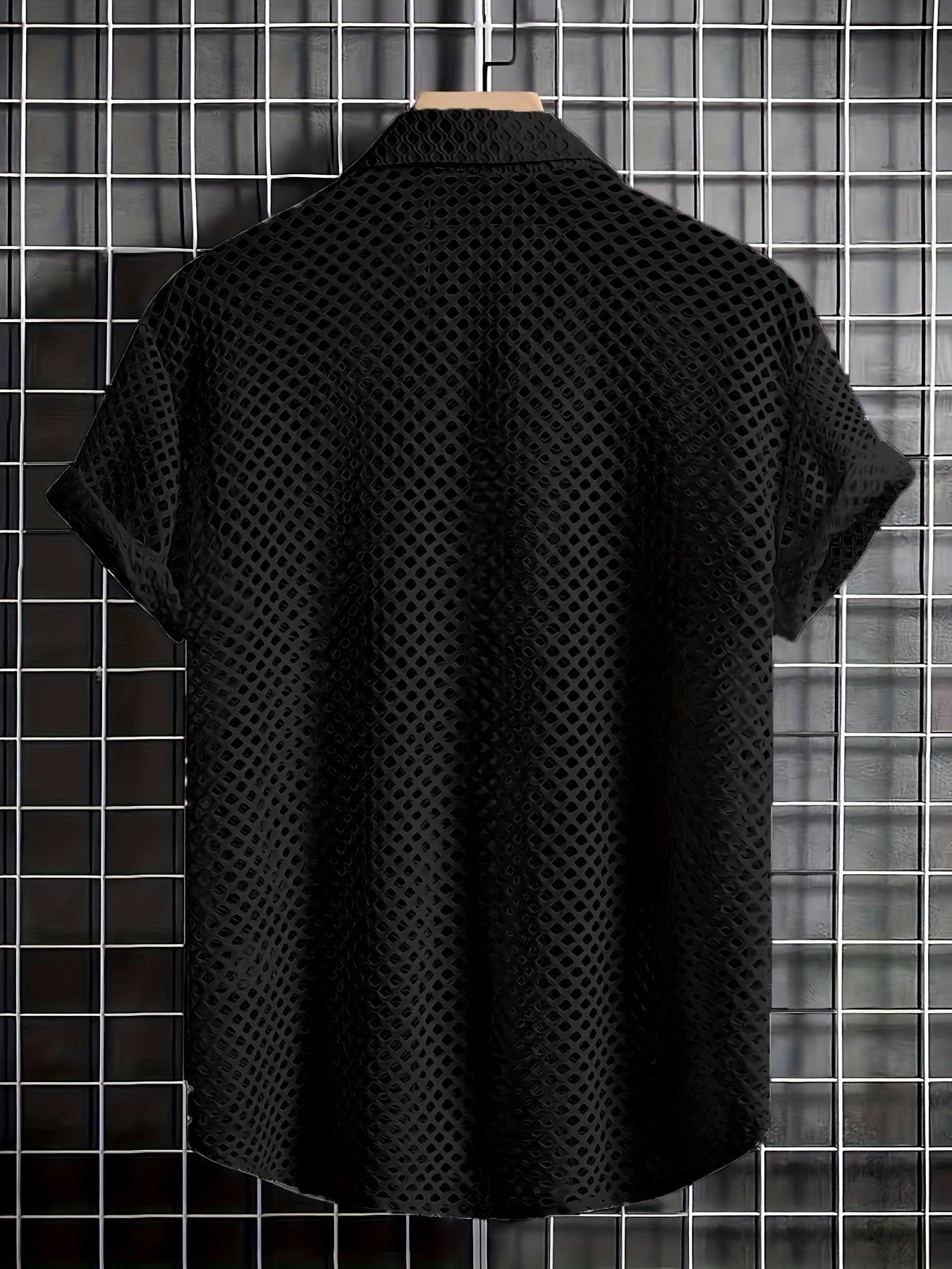 Hollow out shirt  (Black)