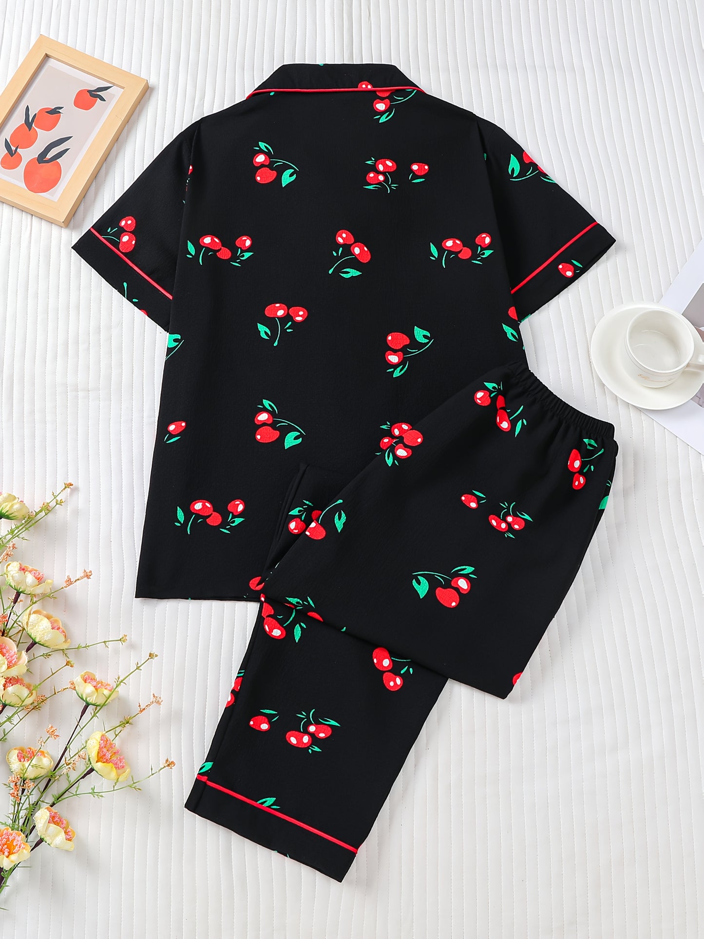 Cherry Orchard Pajama Set