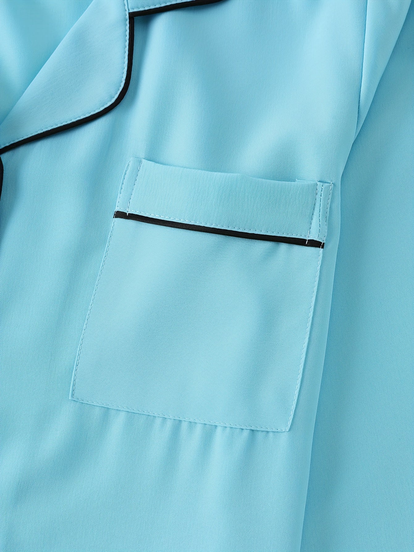 Classic Solid pajama Set (Lake Blue)