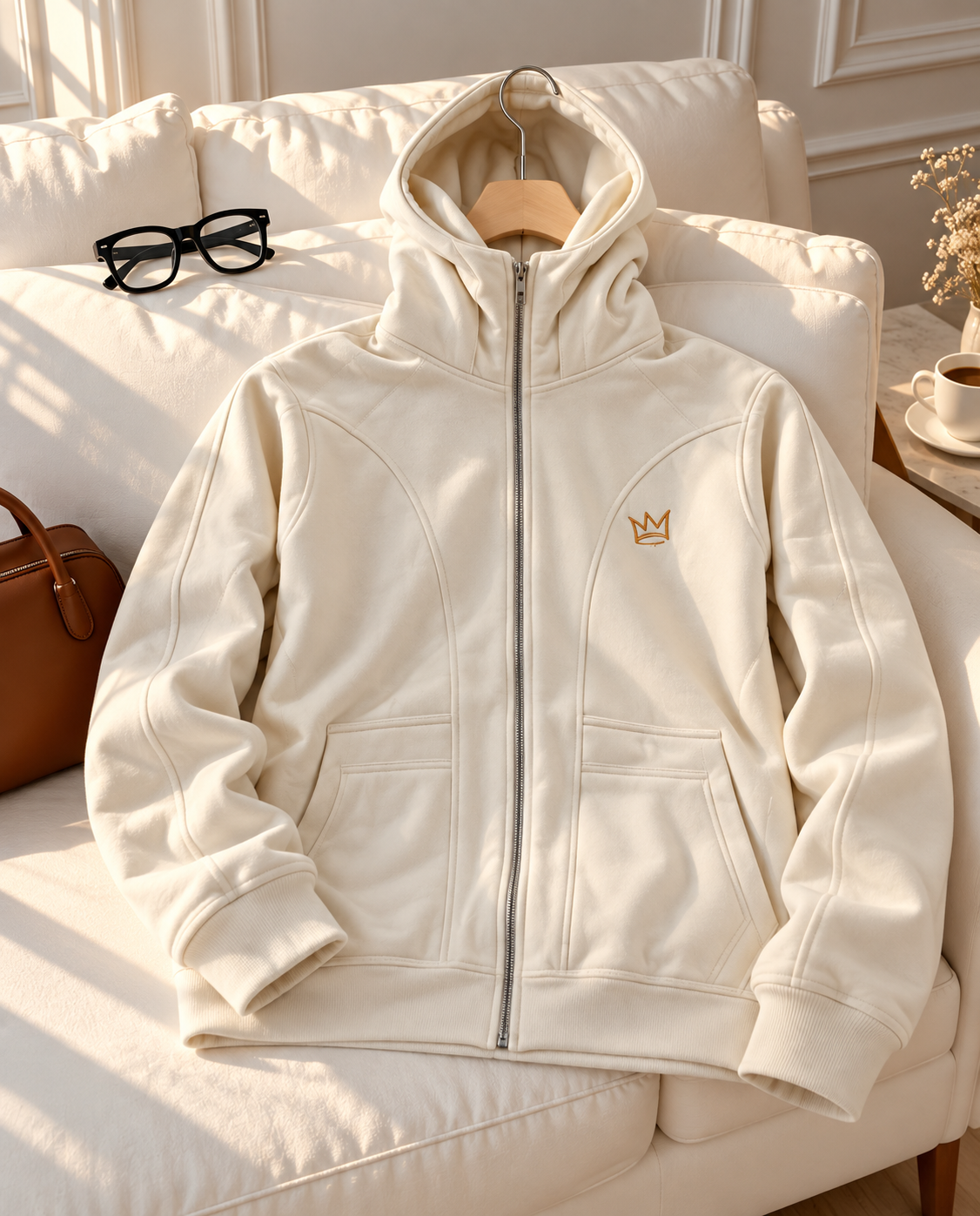 Ninja Hoodies for ladies (Beige)