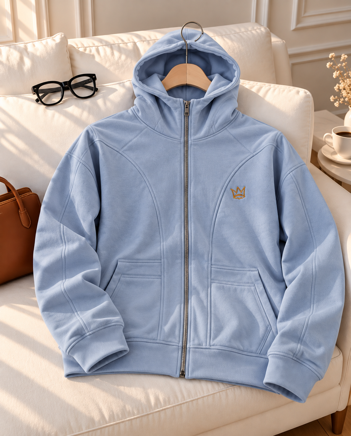 Ninja Hoodies for ladies (Sky Blue)