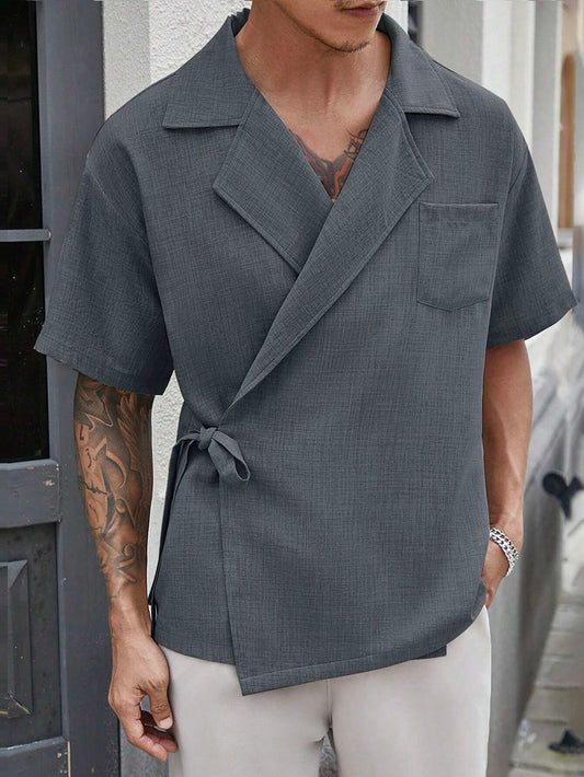 Italian style shirt  (Grey)