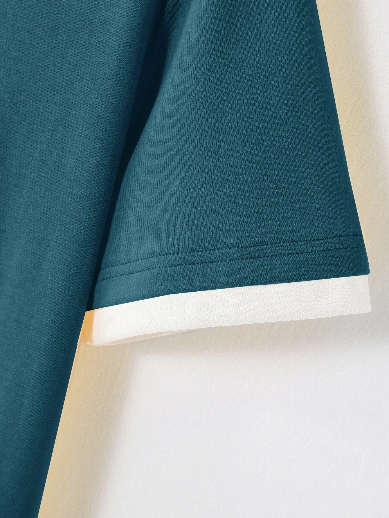 Trim tee for men (Dark Green)