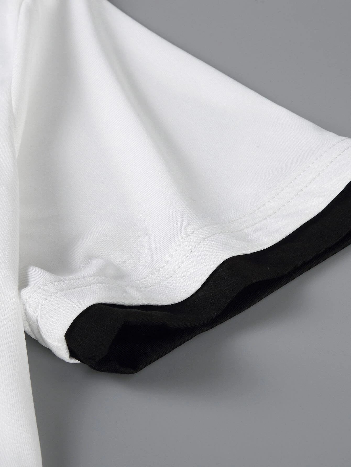 Trim tee for men (White)