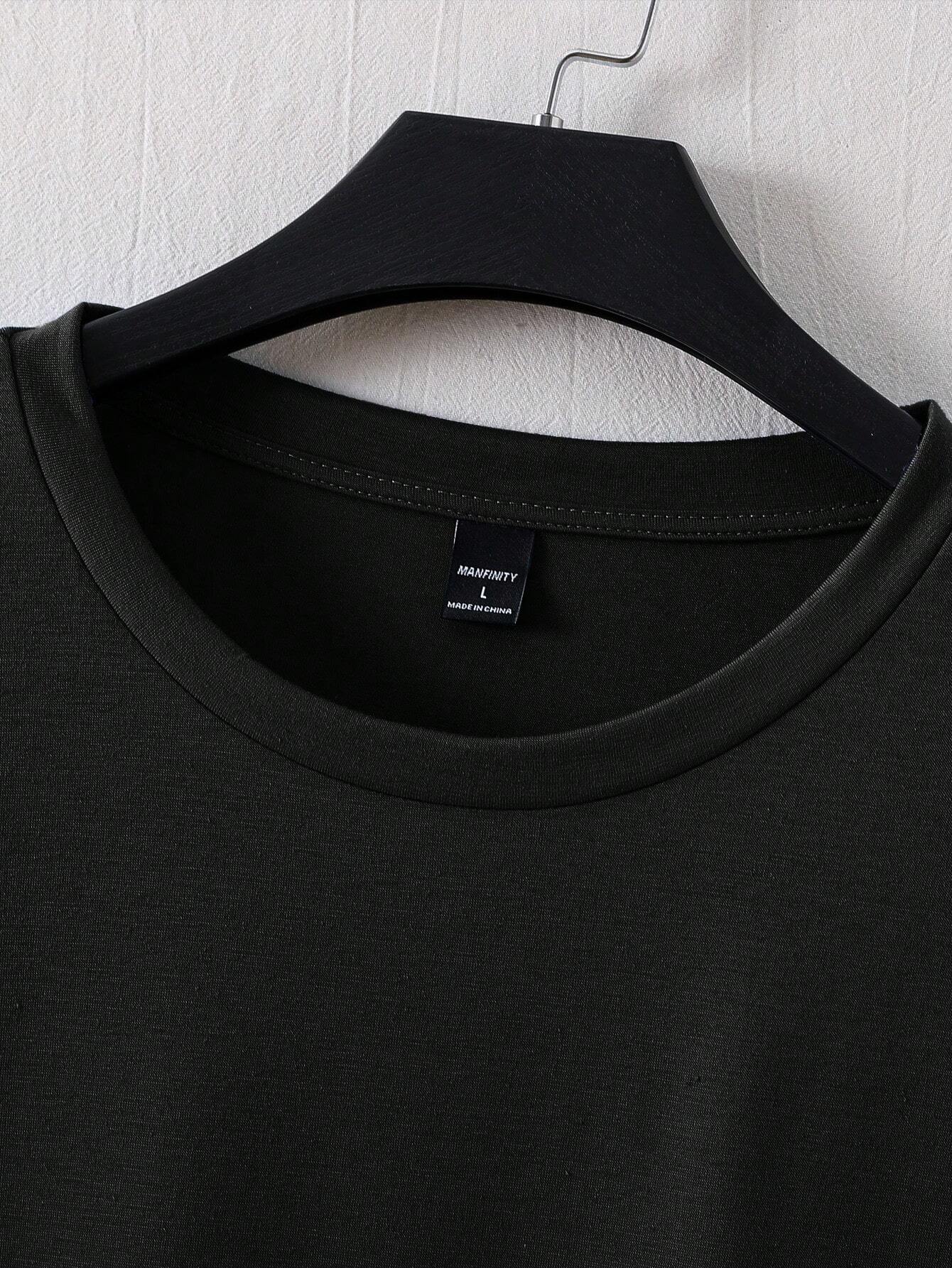 Trim tee for men (Black)