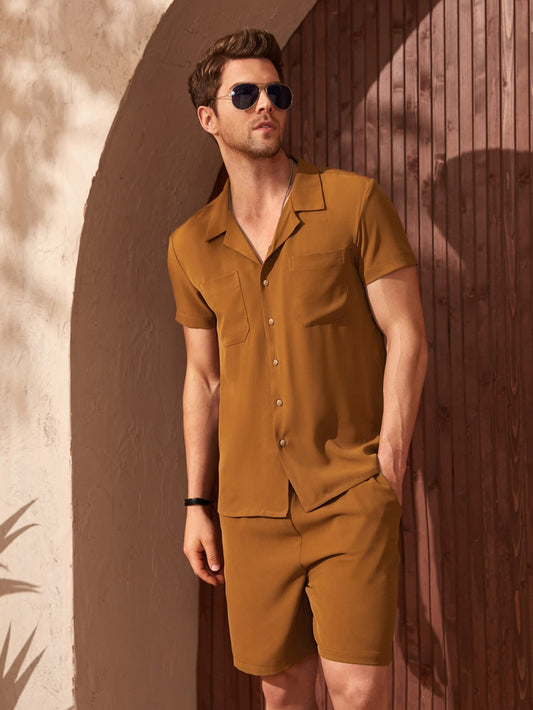 Zebcol shirt tracksuit - Brown
