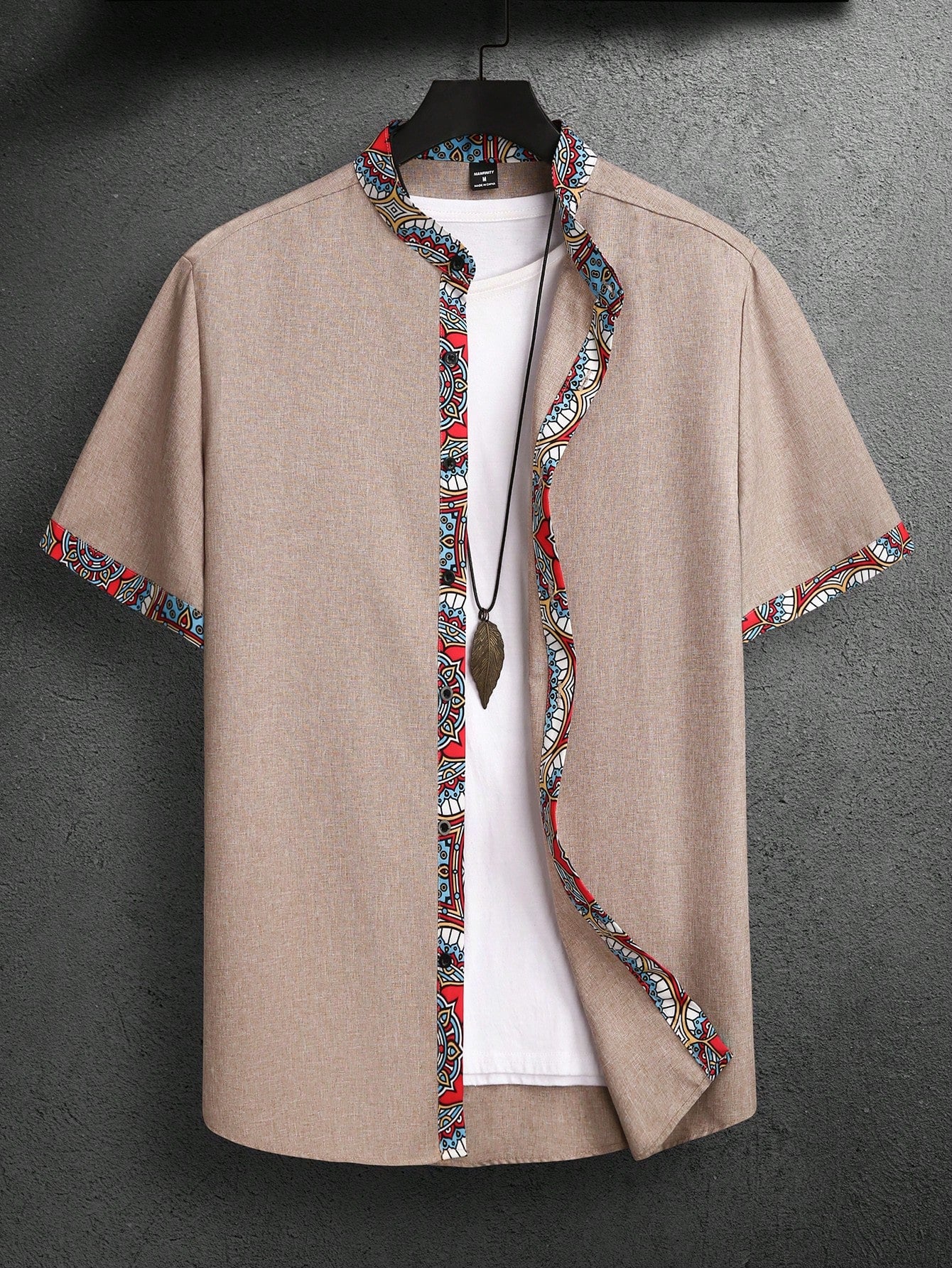 Ajrak shirt (Brown)