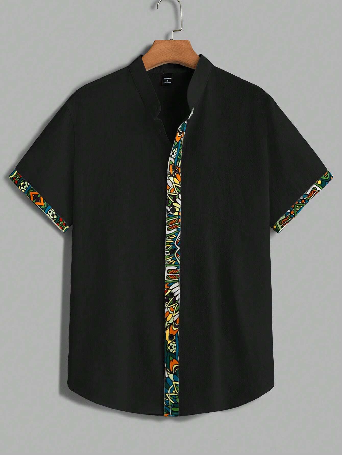 Ajrak shirt (Black)
