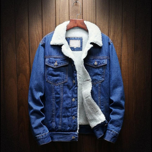 Denim Jackets with Sherpa Inner- Blue