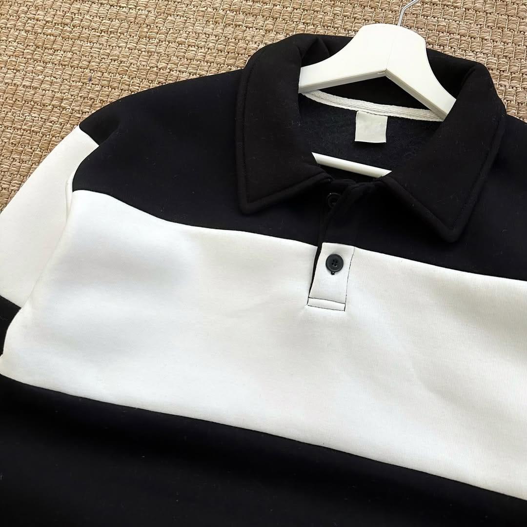 Turkish Fleece shirts- White & Balck