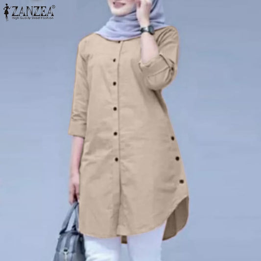 O Neck Shirt for Girls- Skin