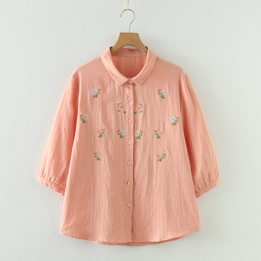 Sweet Loose Blouse (Peach)