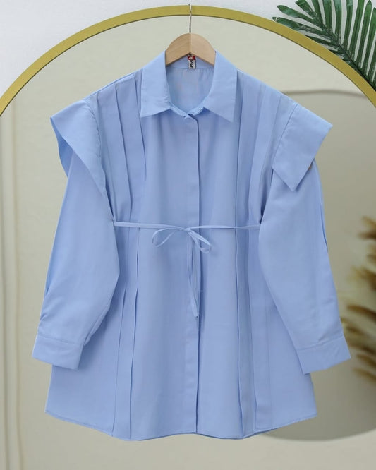 Poplin Shirt (Baby Blue)