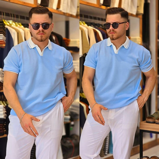 Greek tshirt (Sky Blue)