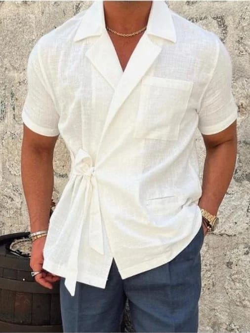 Italian style shirt  (White)