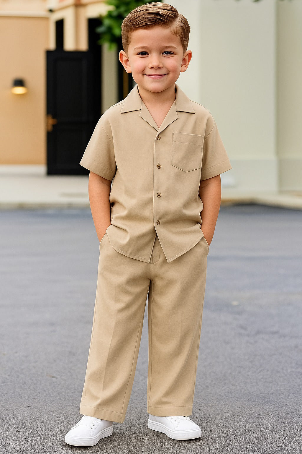 Decent cuban collar tracksuit for kids (Boys/Girls) (skin)