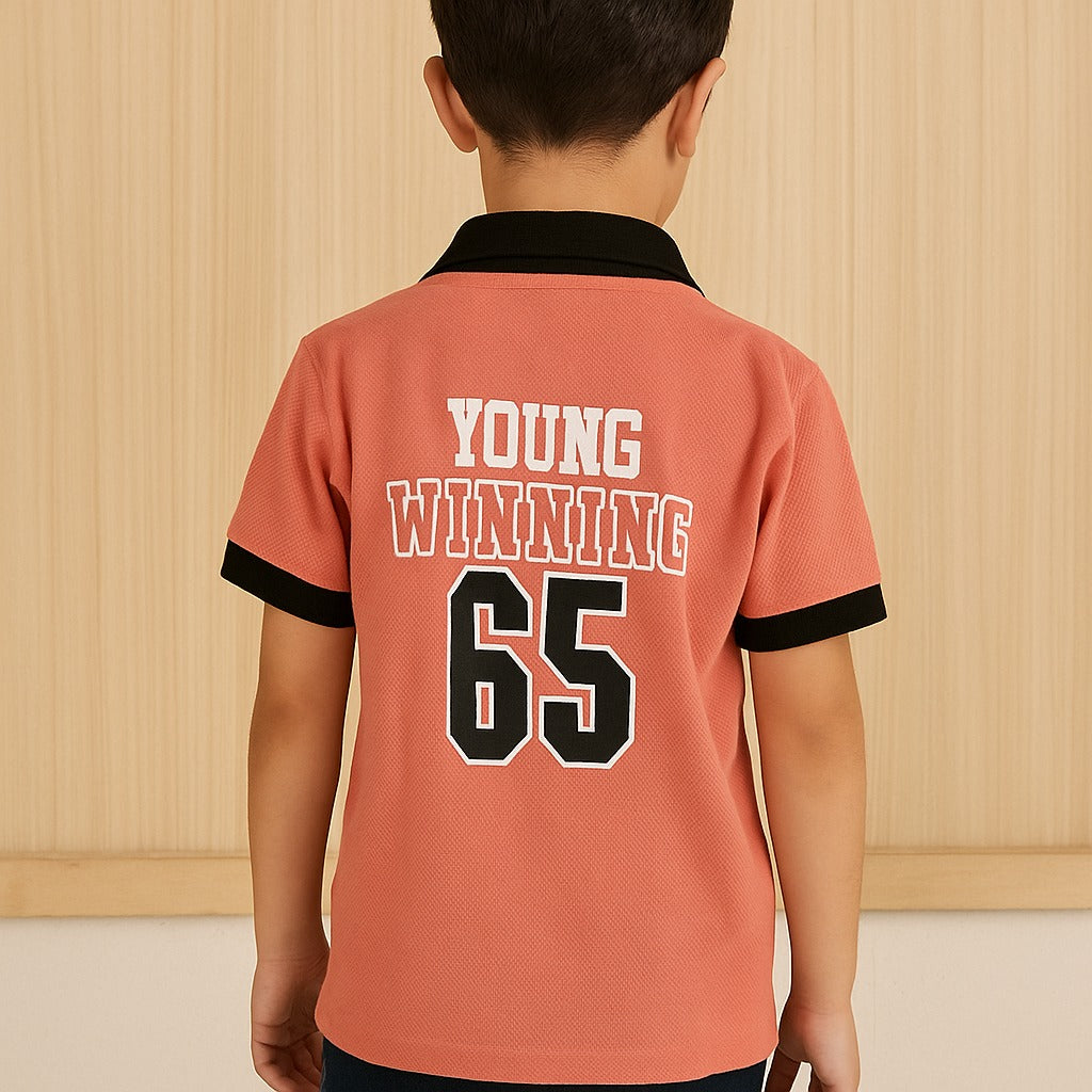 Young winning t shirt (Pink)