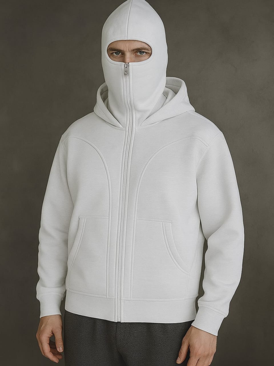 Turkish Masked Hoodies (White)