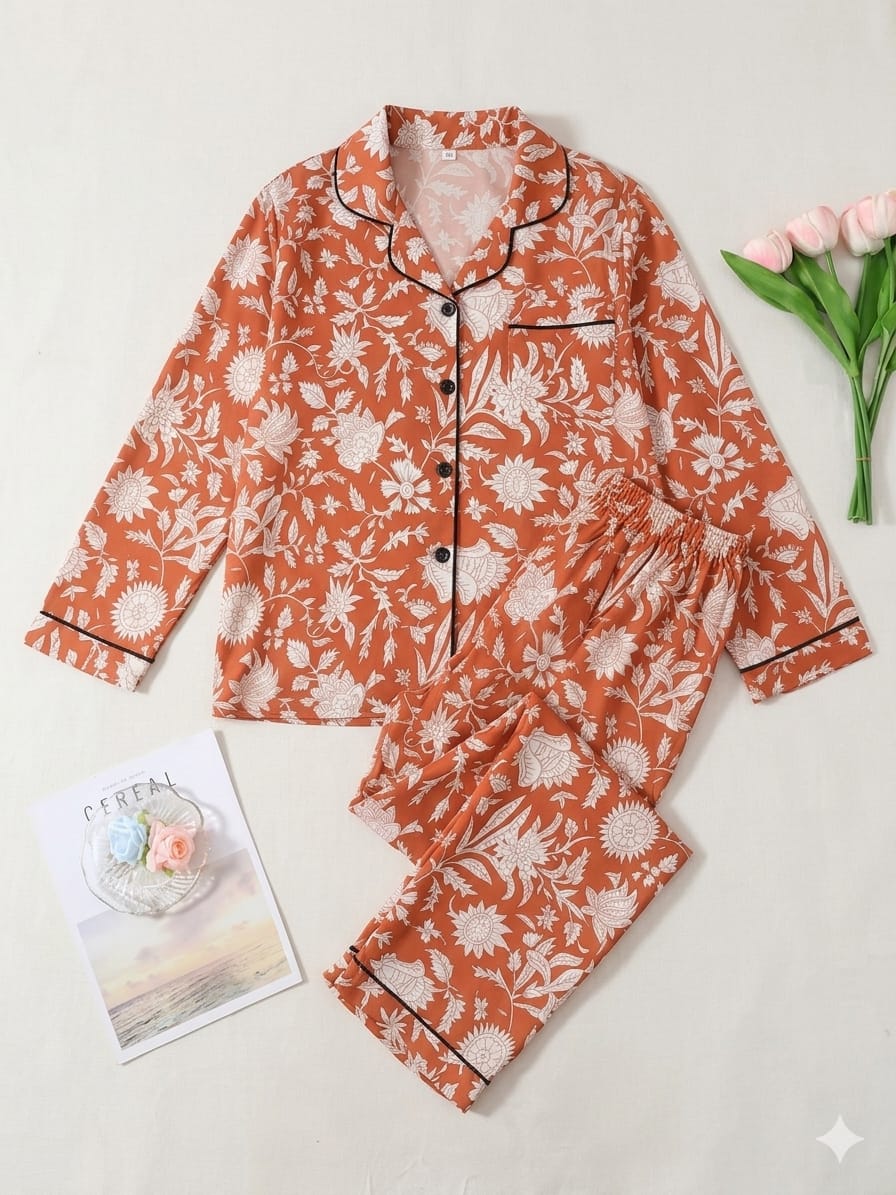 Floral Breeze Pajama Set