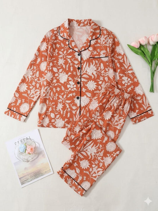 Floral Breeze Pajama Set