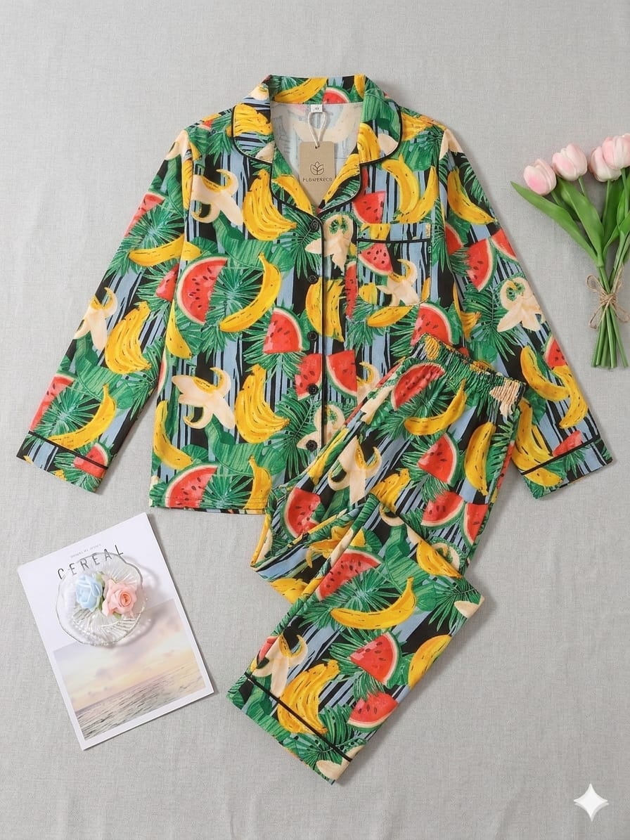 Summer Fruit Pajama Set