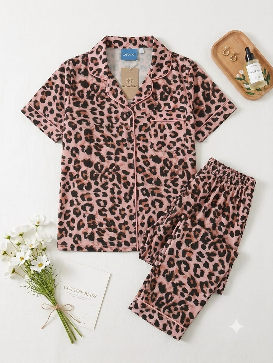 Safari Pajama Set (Half Sleeves)