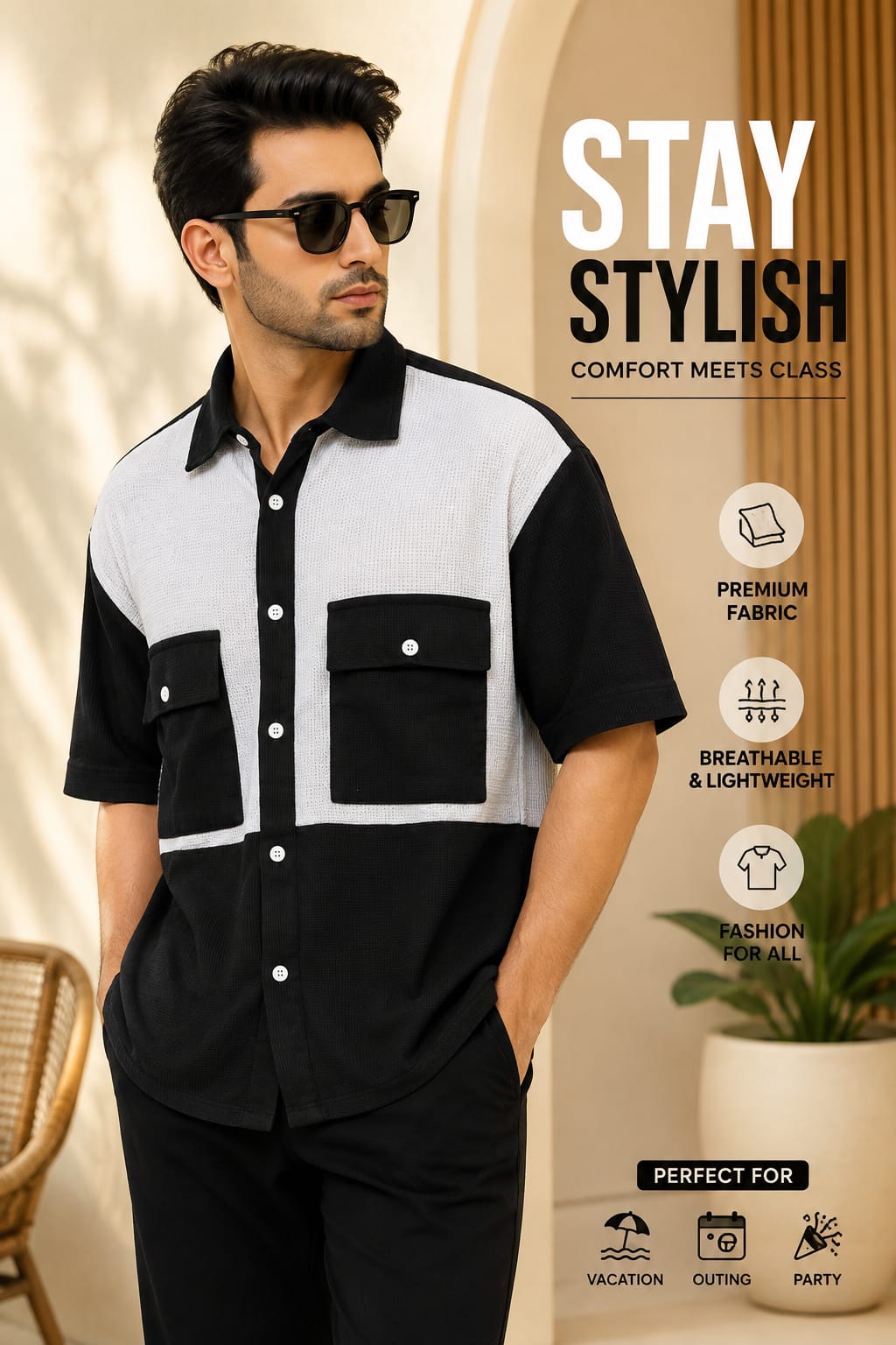 Urban Edge Colorblock Shirt
