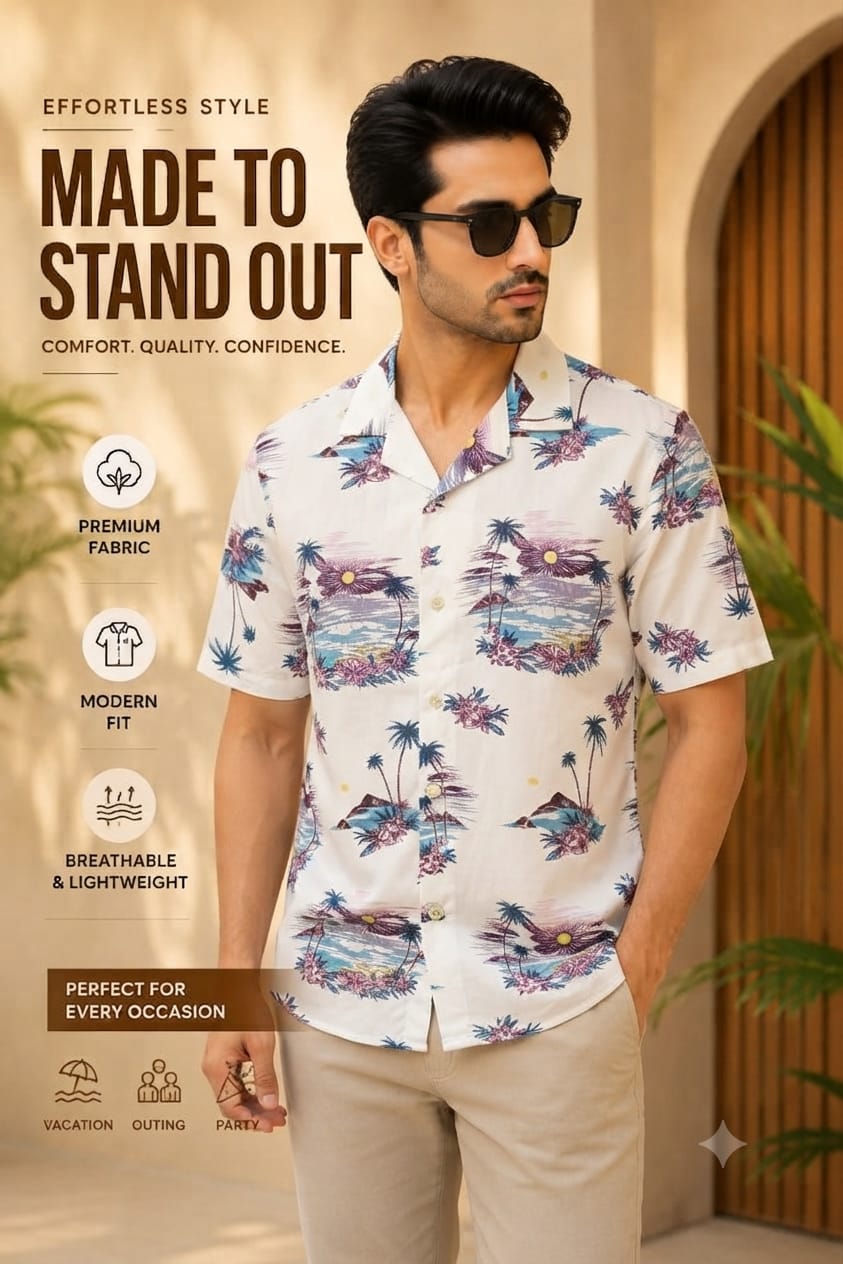 Beach style shirt