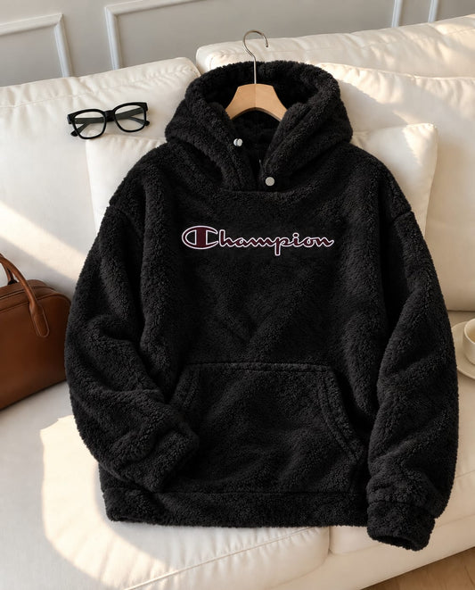 Champion sherpa jacket for ladies (Black)