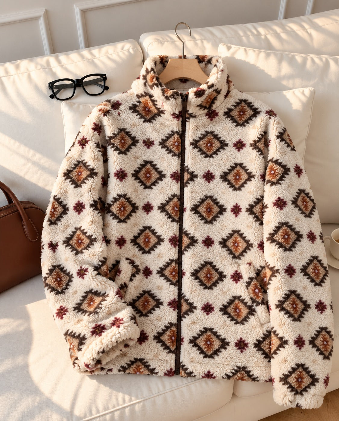 Miami sherpa jacket for ladies