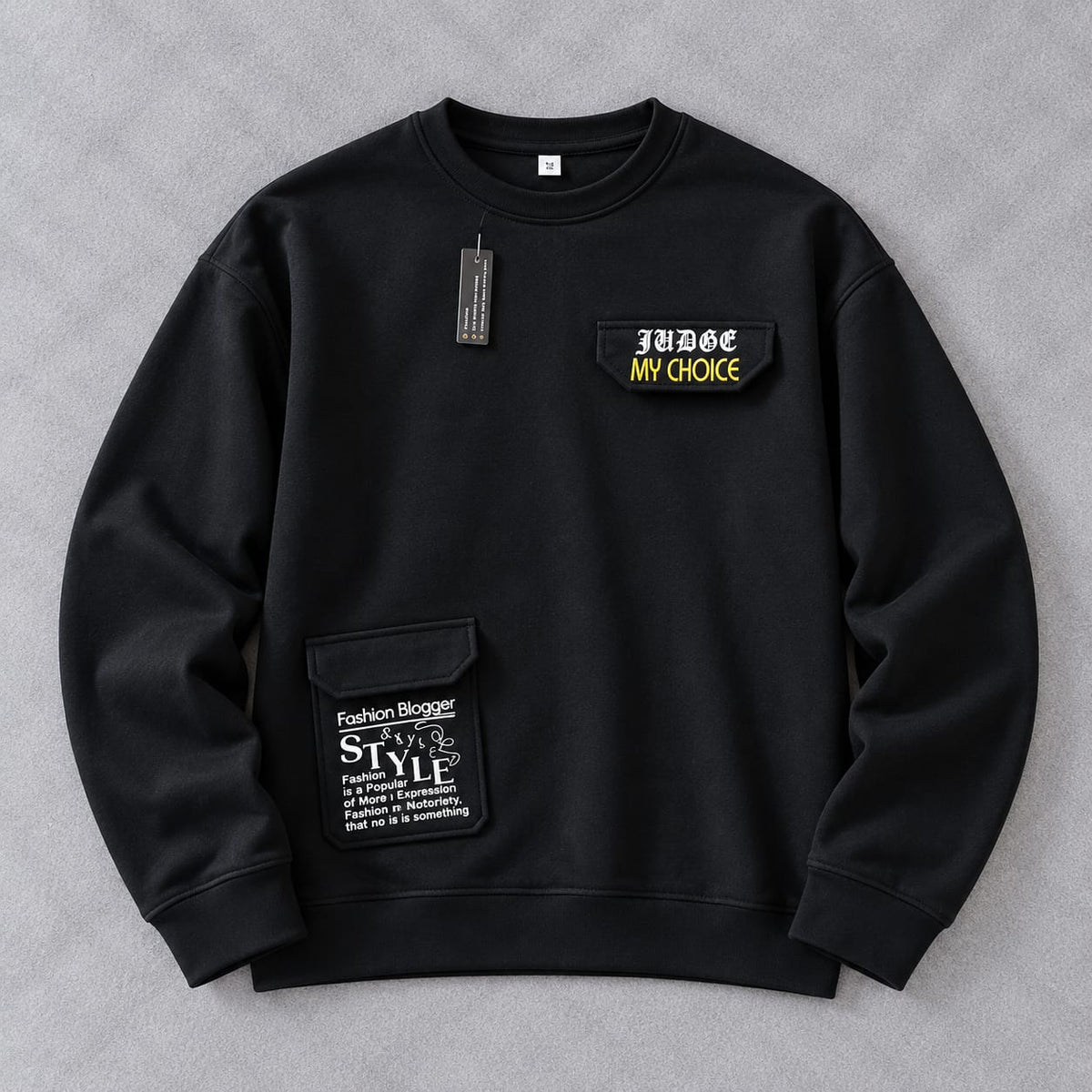 Urban Cargo Sweatshirt for men and women (Black)