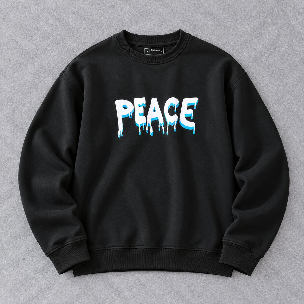 Peace Sweatshirt for men and women (Black)