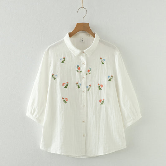 Sweet Loose Blouse (White)