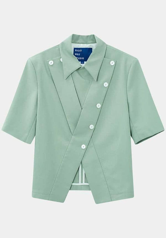 Fashion Monk Shirt (Light Green)
